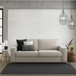 Sofa ad angolo tortora 200x95x90h cm - Abernathy