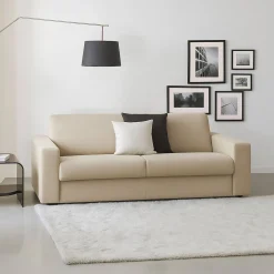 Sofa angolare beige 200x95x90h cm - Larimar