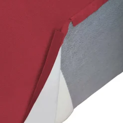 Sofa con braccioli rosso 220x170x70h cm - Alhoa