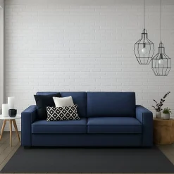 Sofa sfoderabile blu 220x95x90h cm - Diopside