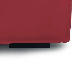 Sofa sfoderabile rosso 220x170x70h cm - Amuleto