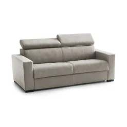 Sofà design tortora 200x95x85h cm - Schiavo