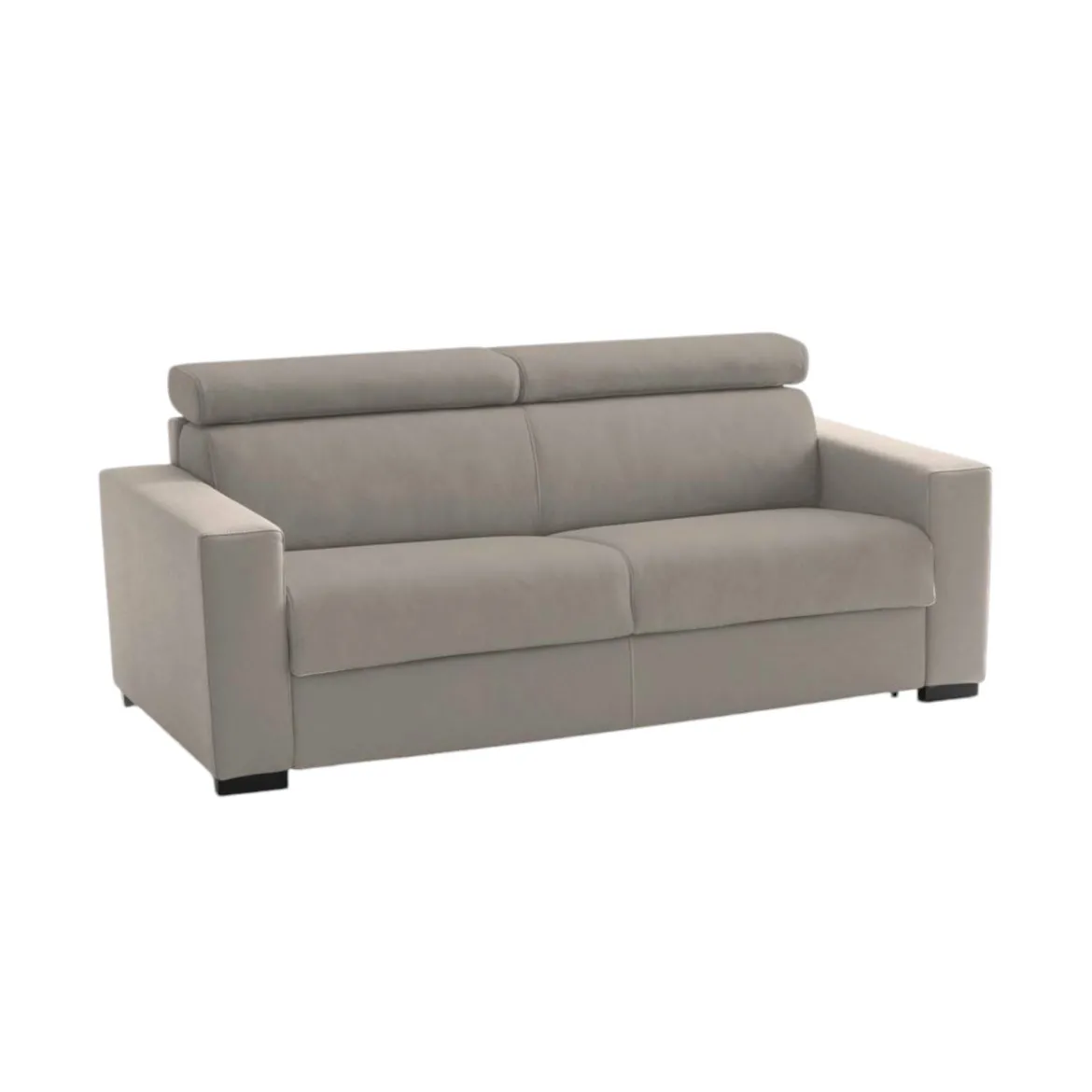 Sofà design tortora 200x95x85h cm - Schiavo