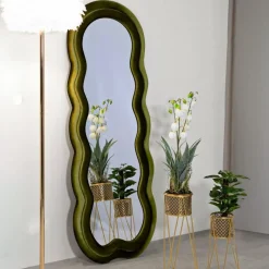 Specchio a muro nuvola verde 60x160h cm - Marylin