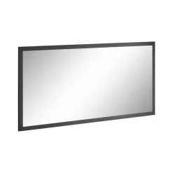 Specchio antracite lucido 120x60h cm - Adelchi