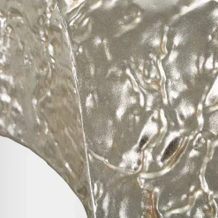 Specchio Argento Trasparente Cornice Effetto Materico Forma Rettangolare 61x160h cm, Tipologia a Parete - Dadava