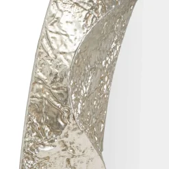 Specchio Argento Trasparente Cornice Effetto Materico Forma Rettangolare 61x160h cm, Tipologia a Parete - Dadava