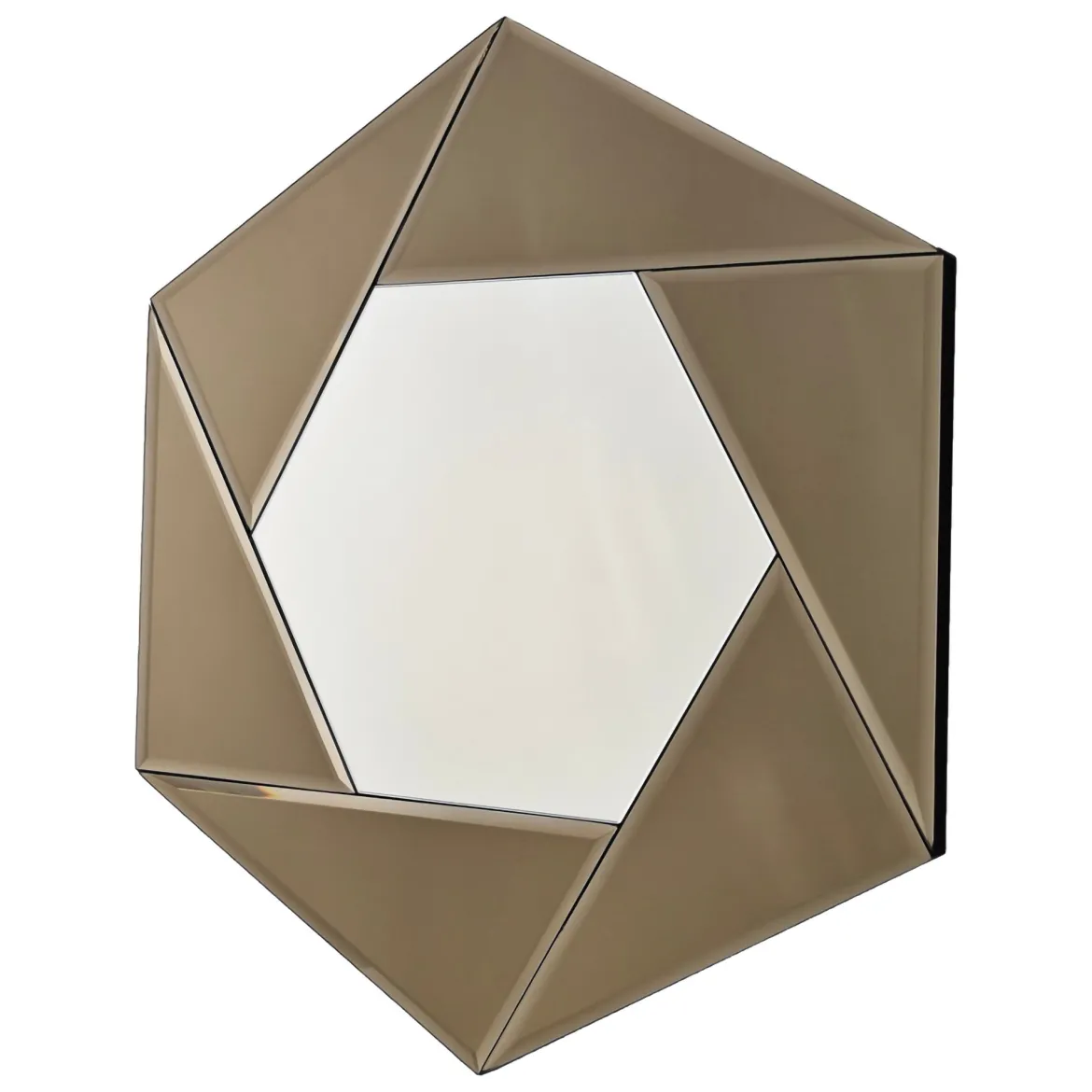 Specchio Argento Trasparente Modulabile set da 2 40x40h cm, Forma Rettangolare - Ortovero