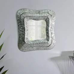 Specchio argento 74x79h cm - Casella