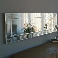 Specchio argento 120x40h cm - Nanto