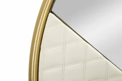 Specchio bianco e oro 80x80h cm - Bozzole