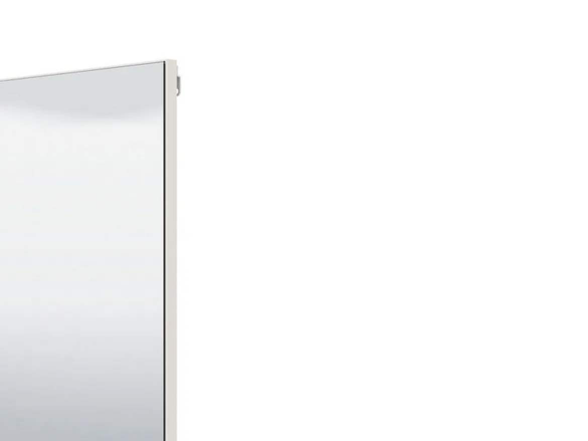 Specchio Bianco kit Fissaggio a Muro Incluso Forma Rettangolare 51x76.5h cm - Pinerolo