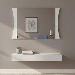 Specchio bianco lucido 110x60h cm - Frida