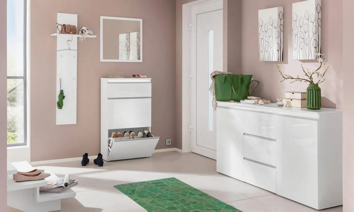 Specchio bianco lucido 60x60h cm - Lelia
