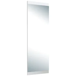 Specchio Bianco Trasparente Forma Rettangolare Tipologia a Parete 120x40h cm, Colore Struttura Trasparente - Cengio