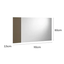 Specchio bianco 110x60h cm - Atri
