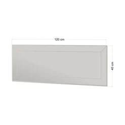 Specchio bianco 40x120h cm - Bareggio