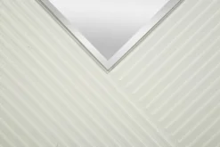 Specchio circolare bianco e oro 80x80h cm - Santelia