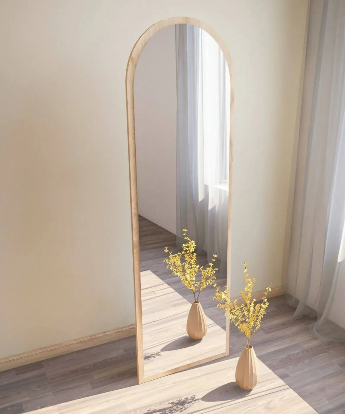 Specchio con cavalletto rovere 50x160h cm - Artus