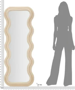 Specchio crema 60x160h cm - Allen