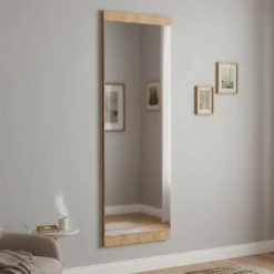 Specchio da parete rovere 40x120h cm - Fiammetta