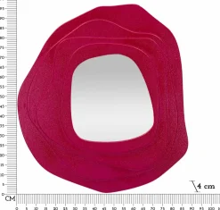 Specchio fucsia 90x97h cm - Brennero
