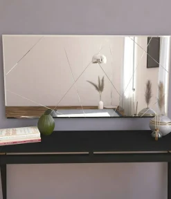 Specchio grande bianco 120x60h cm - Corallo