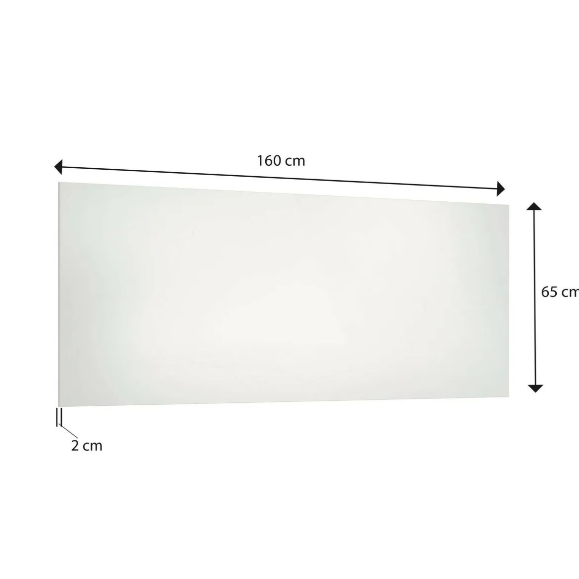 Specchio grigio 160x65h cm - Ayana