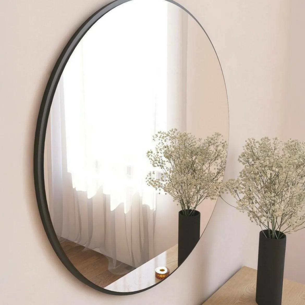 Specchio nero 60x60h cm - Adelasia