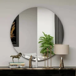 Specchio nero 70x70h cm - Bairo