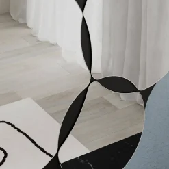 Specchio nero 75x51h cm - Nesso