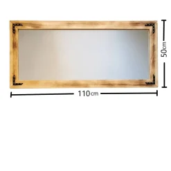 Specchio noce 110x50h cm - Verzuolo