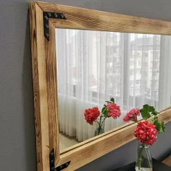 Specchio noce 110x50h cm - Verzuolo