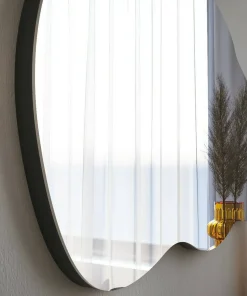 Specchio nuvola nero 40x72h cm - Saburo