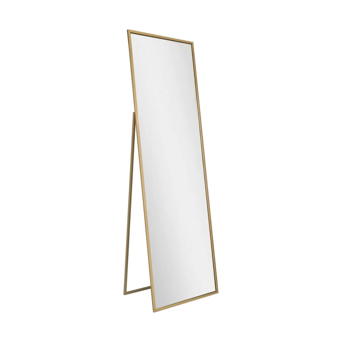 Specchio oro con cavalletto nero 50x170h cm - Ronzone