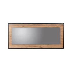 Specchio quercia e nero 110x60h cm - Piaggine