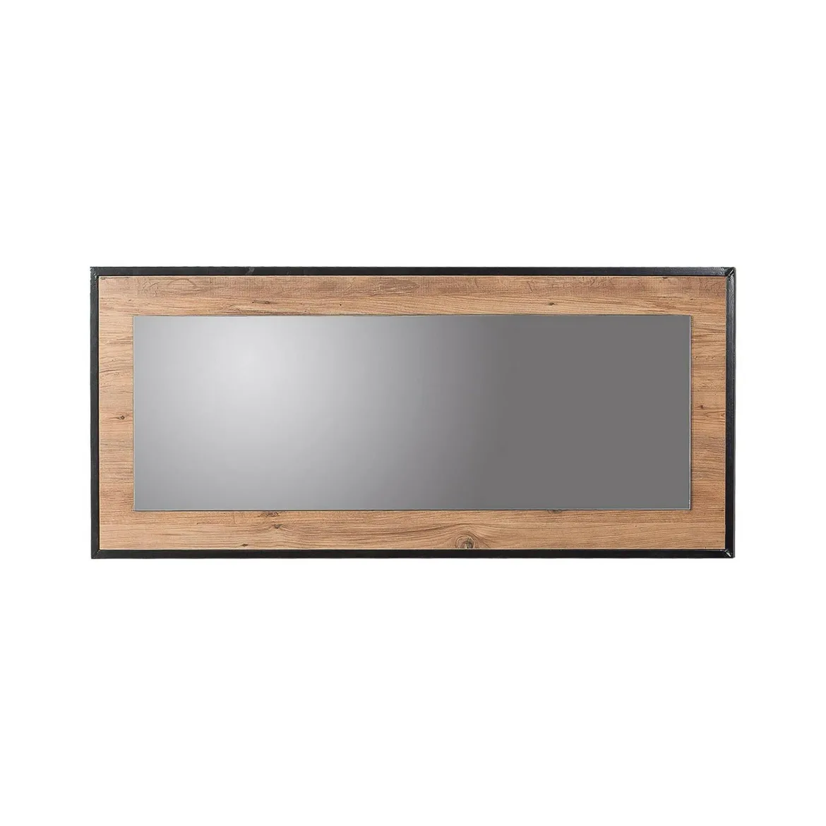 Specchio quercia e nero 110x60h cm - Piaggine