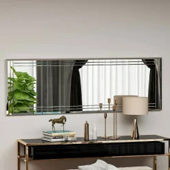 Specchio rettangolare bianco 40x120h cm - Mossano