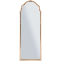 Specchio Rosa Trasparente Cornice Sagomata Forma Rettangolare 55x150h cm, Tipologia a Parete - Berat