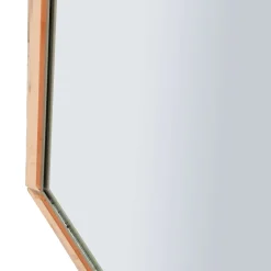 Specchio Rosa Trasparente Cornice Sagomata Forma Rettangolare 62x100h cm, Tipologia a Parete - Gamera