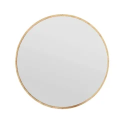Specchio rotondo rovere 60x60h cm - Adelasia