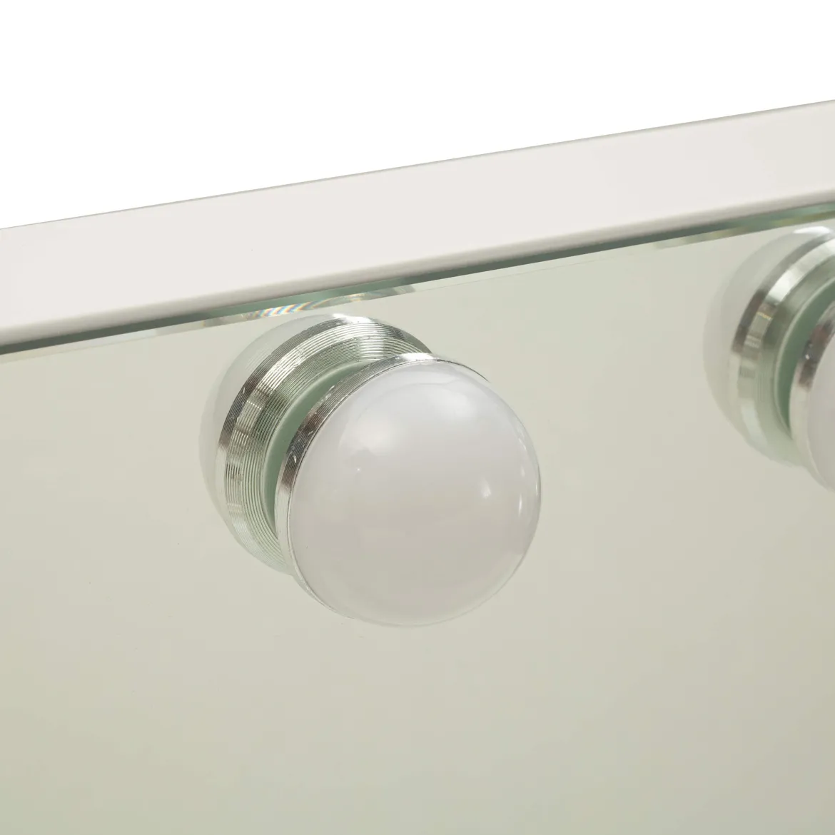 Specchio Trasparente Lampadine Incluse Forma Rettangolare 61x47h cm, Tipologia a Parete - Galiseri