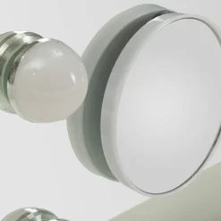 Specchio Trasparente Lampadine Incluse Forma Rettangolare 61x47h cm, Tipologia a Parete - Galiseri