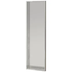 Specchio Trasparente Trasparente Forma Rettangolare Tipologia a Parete 40x120h cm, Colore Struttura Trasparente - Enego