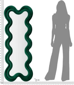 Specchio verde 58x160h cm - Lari