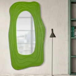 Specchio verde 90x165h cm - Pregola