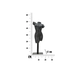 Statua Nero Busto Scultura Classica, - Atlin