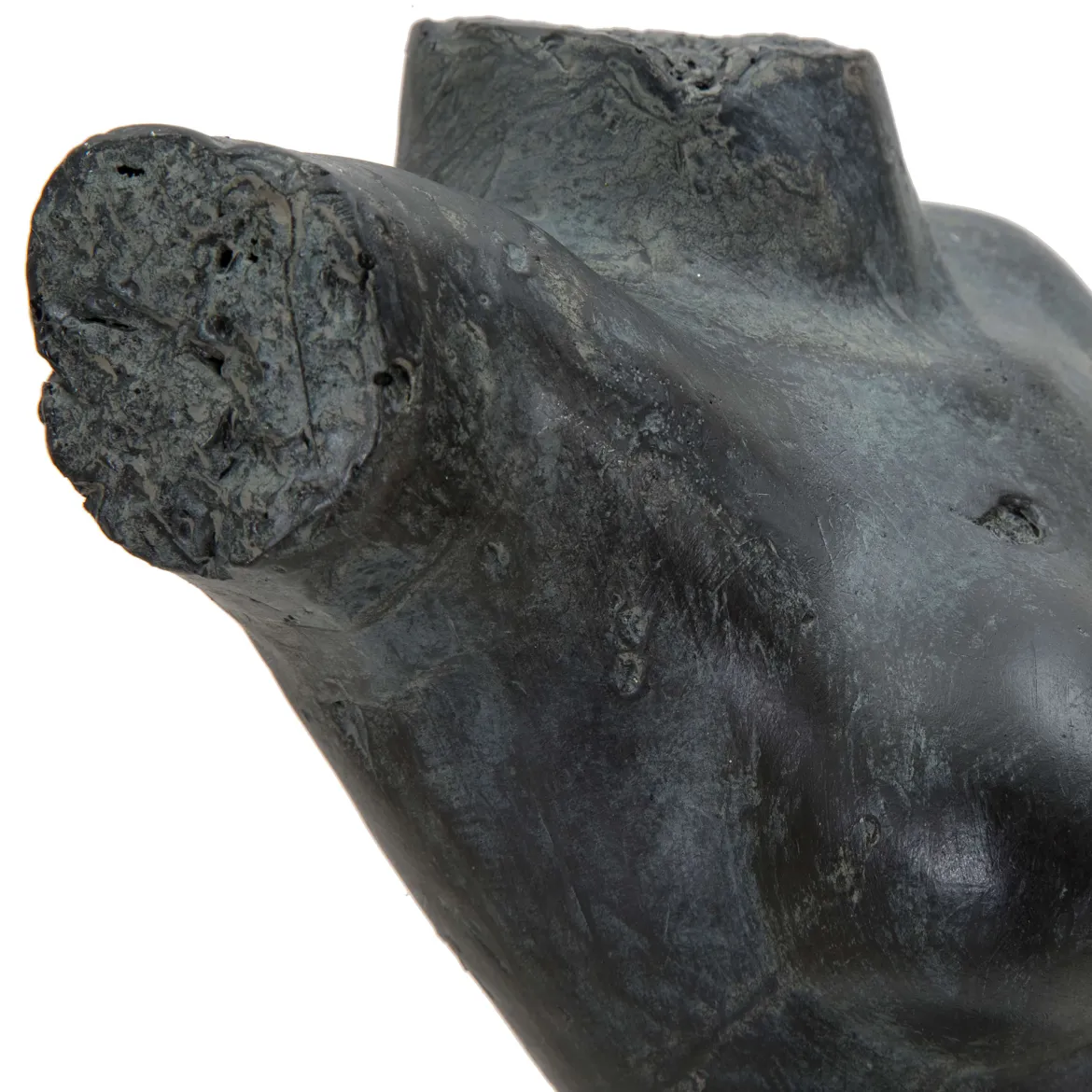 Statua Nero Busto Scultura Classica, - Atlin