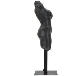 Statua Nero Busto Scultura Classica, - Atlin
