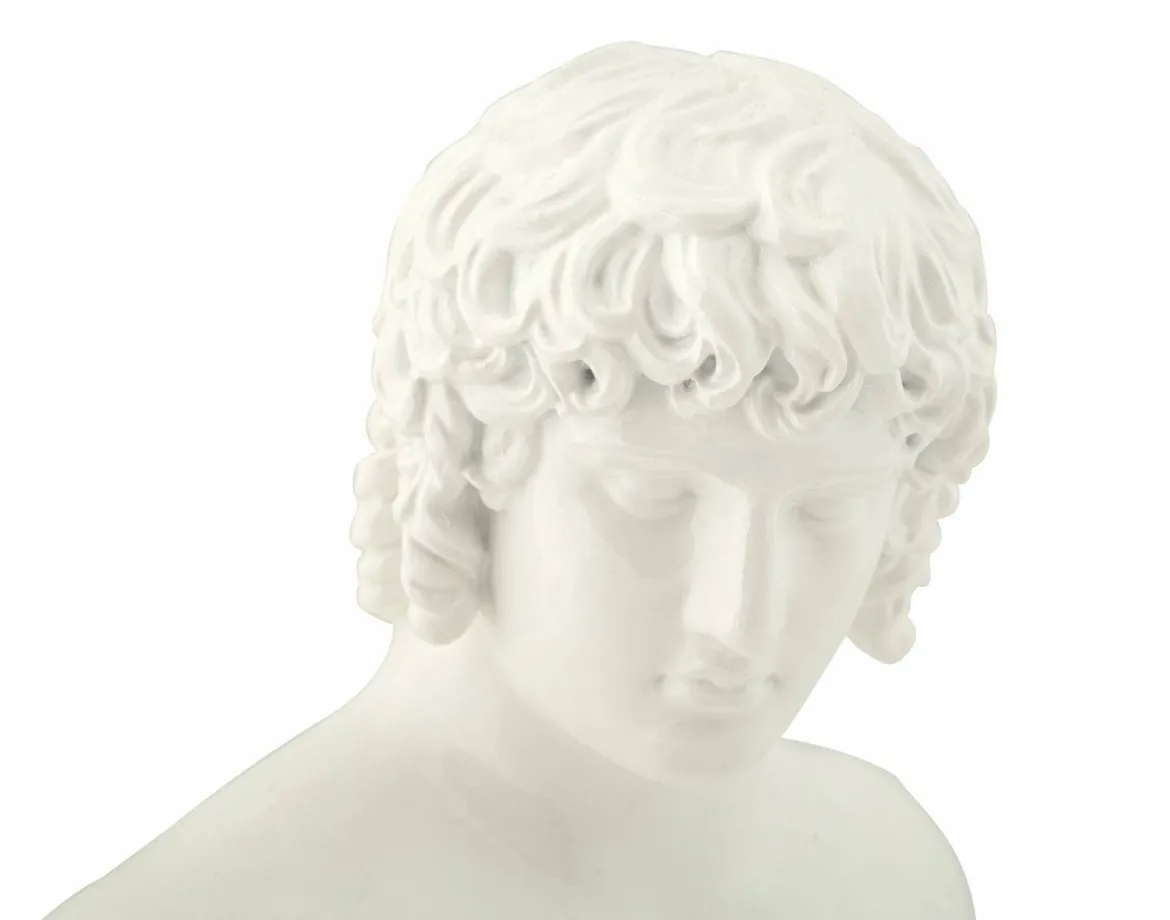 Stauta Encausto, 18x13 h25 cm, Bianco